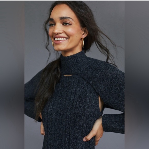 Nwt. Anthropology 
Cable knit tank
Dress with shrug - Picture 2 of 8